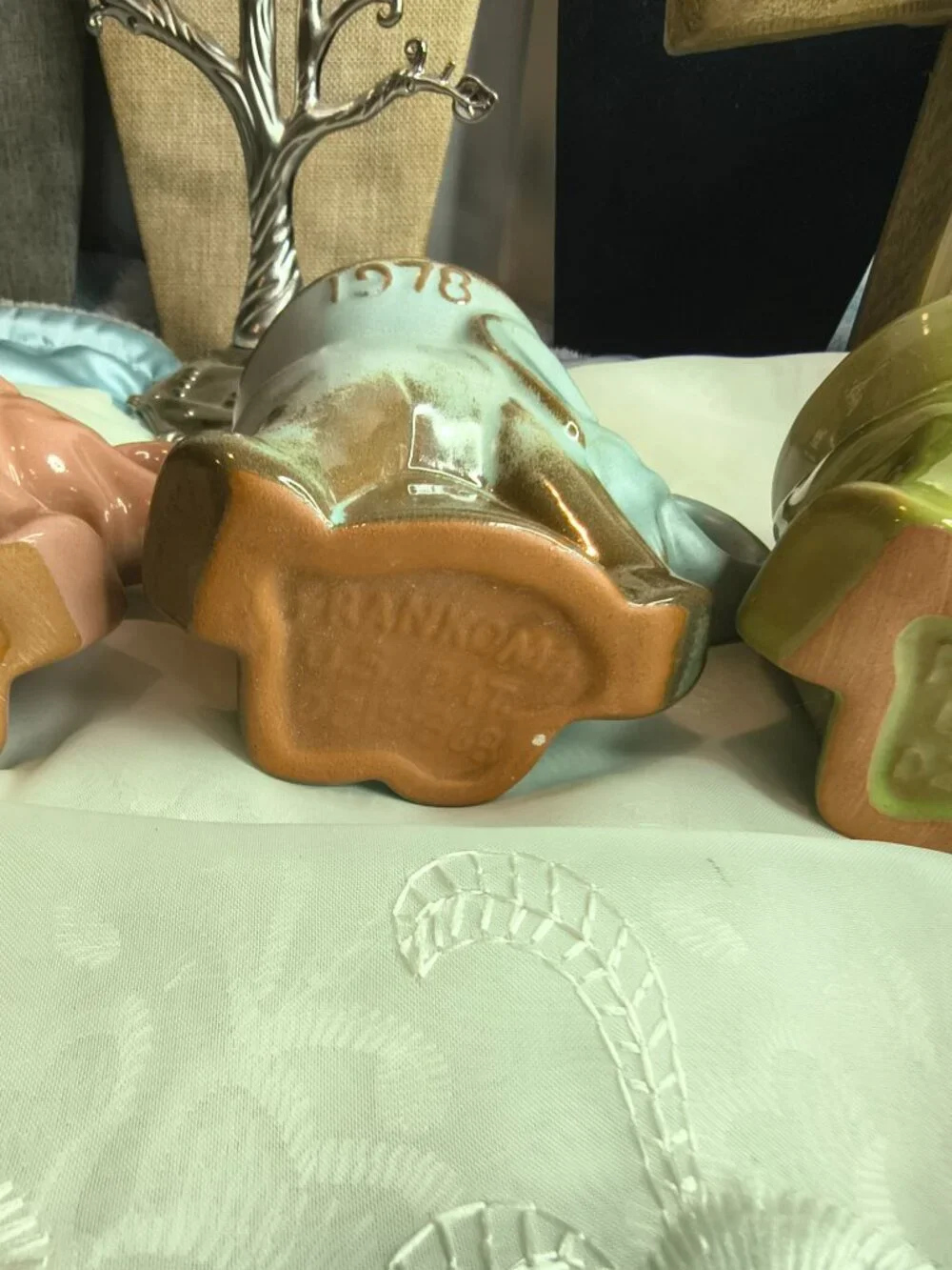 Francoma Set of 3 Republican Elephant Coffee Mugs 1977, 1978, 1981